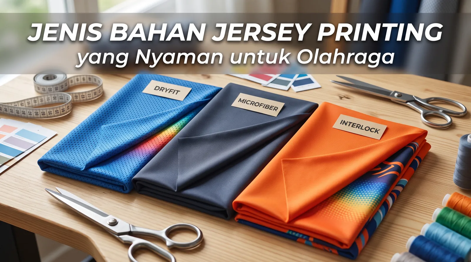 Ilustrasi bahan jersey full printing untuk panduan jersey printing Zipzip