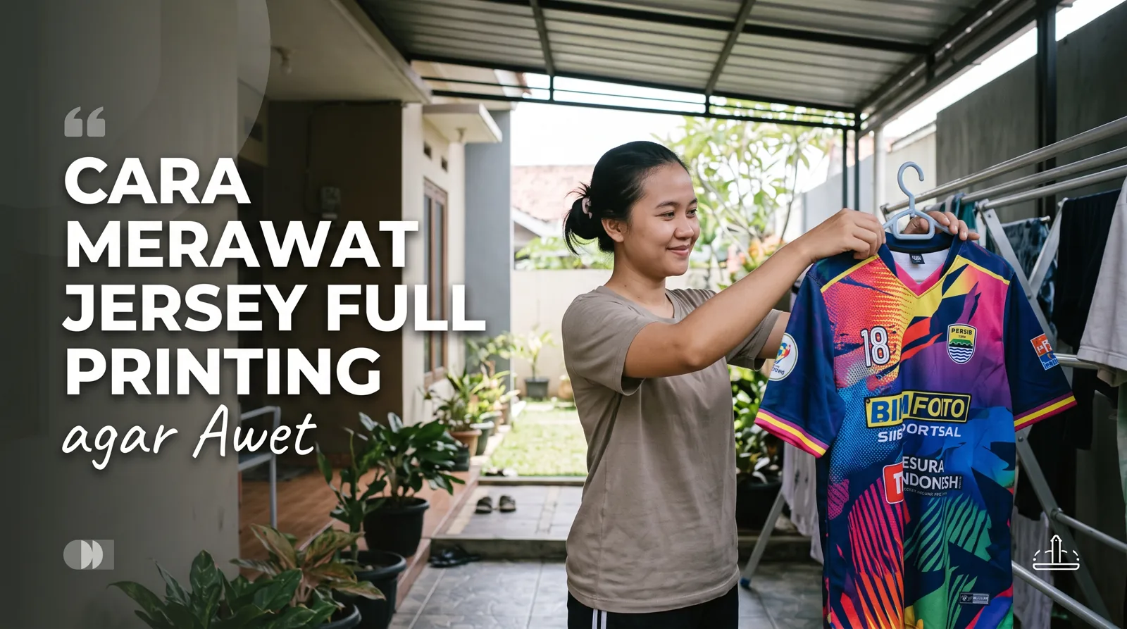 Ilustrasi cara merawat jersey printing untuk panduan jersey printing Zipzip